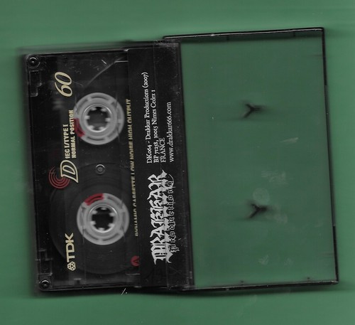 MEFITIC Devouring Torment 2007 CASSETTE France DK064 numbered EX+ Black Metal - Imagen 4 de 4