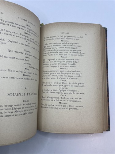Poetical Works Of Andre Chenier ca1884 Hardcover French L2,7 - Picture 21 of 22