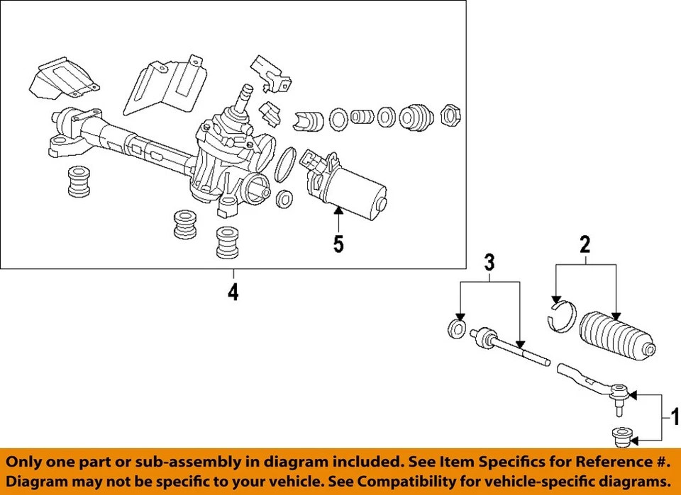 Bomba de dirección asistida usada se adapta a: Honda Cr-z 2013 motor eléctrico montado en bastidor grado Foto 3 de 4