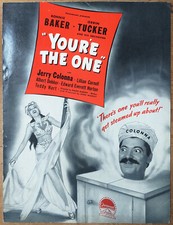 YOU'RE THE ONE, Bonnie Baker, from Campaign Book, 1941
