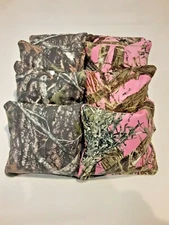 8 Cornhole Bag Set Corn Hole Camouflage True Timber Camo Pink