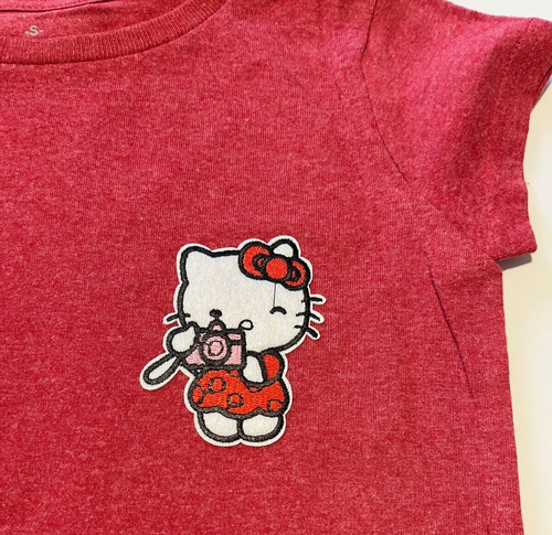 NEW Hello Kitty T-Shirt For Kids Size "S" (4-6) Red Color - Picture 2 of 4