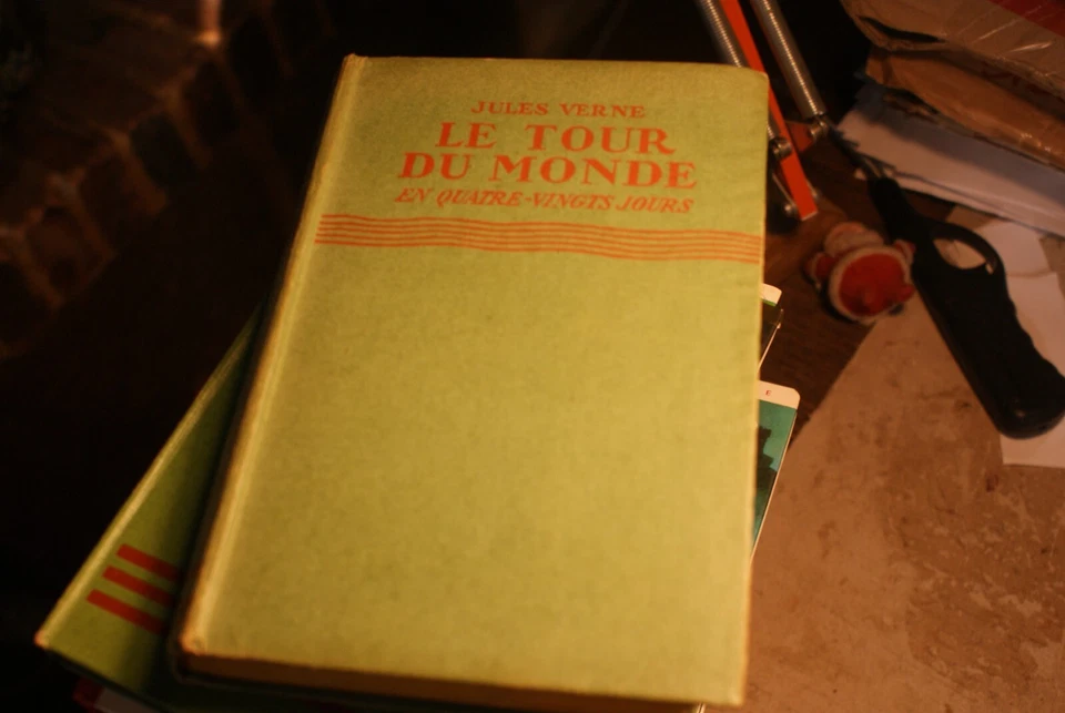 VERNE, Jules - Le Tour du monde en 80 jours - Bibliothèque Verte - - Photo 1/1