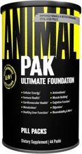 Animal Pak Multivitamin – Daily Packs for Men & Women, 44 Ct, Immune Support