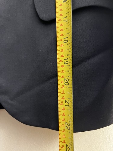 Zara boys Navy Blue Wool bland two button blazer Lined 9/10 - Picture 7 of 7
