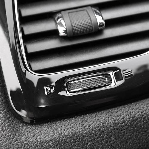 Dashboard Side Air Outlet Vent Cover Decor Frame Trim Black For Jeep Compass 17+ - Picture 5 of 10