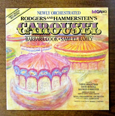 ''Carousel'' 1987 Studio Cast LP MCA Classics 6209 - Barbara Cook - Samuel Ramey