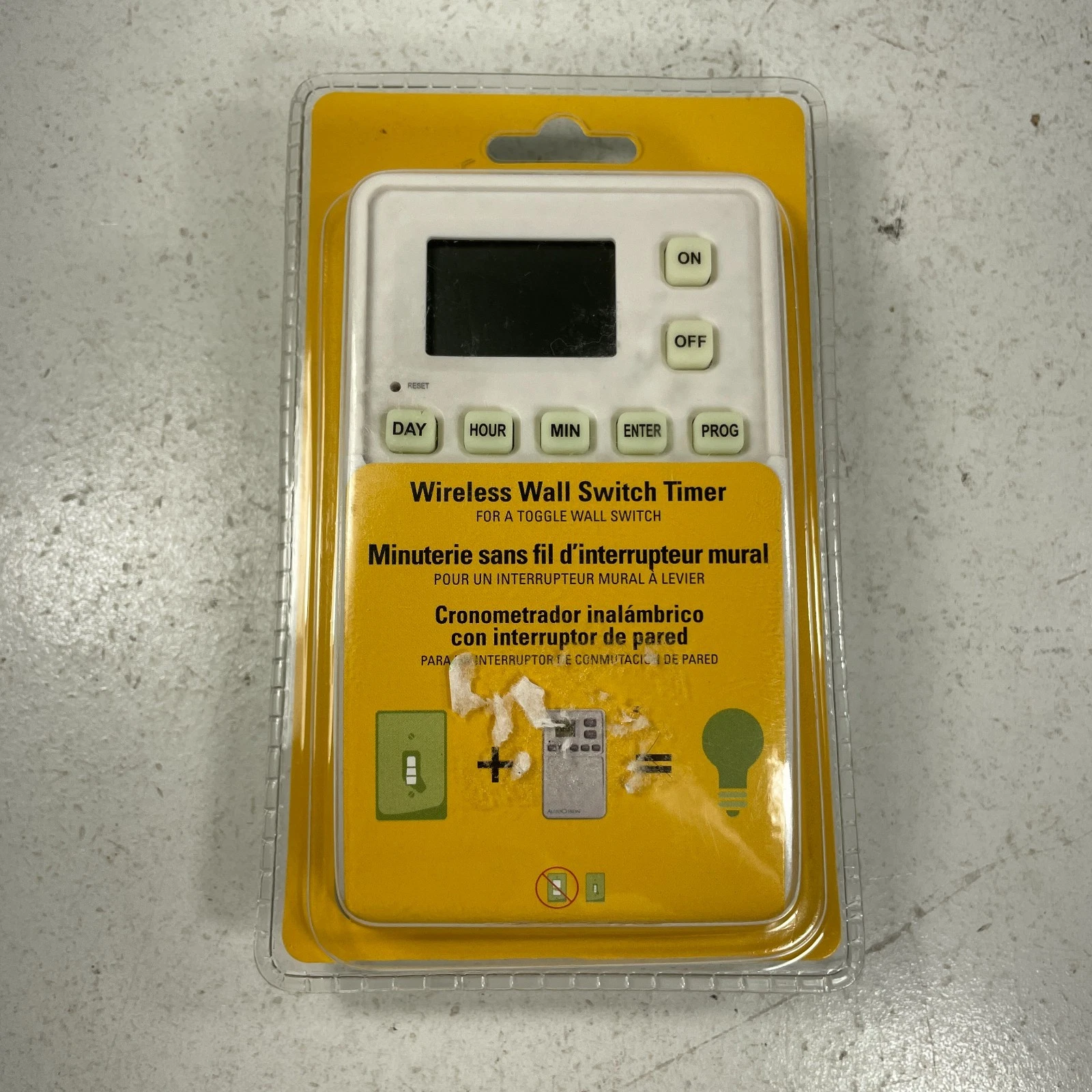 Autochron Wireless Wall Switch Timer Programmable Toggle Switch NEW
Opens in a new window or tab