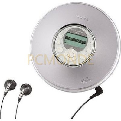 Sony MP3/ATRAC Walkman - Portable CD Player - Silver (D-NE319/S