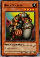 Boar Soldier SRL-089 Yu-Gi-Oh! Unlimited Light Play