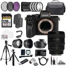 Sony a7R IVA  FE 24-50mm f/2.8 G Lens 128GB Ext Bat 9 PC Filtr MEGA Kit