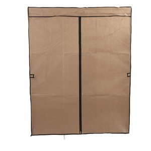 Armoire portative pour entreposage de vêtements suspendus avec couverture