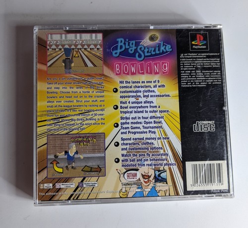 Play Station 1 Gruppo Lotto 4 Giochi Super Bike Cyber Tiger Link Più Debole Bowling PAL - Foto 10 di 14
