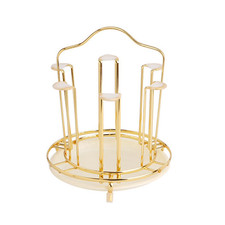 Cup Upside down Drain Rack Space-Saving Large Capacity Cup Organizer Rack for Ho