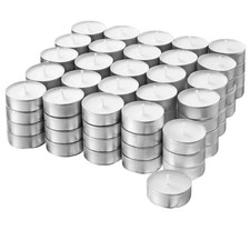 Long Burning Unscented Tea Light Candles, In ...