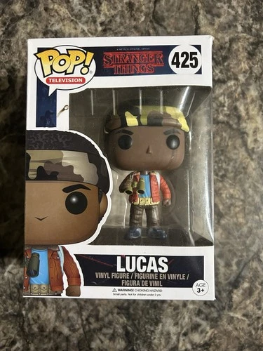 Funko POP! Lucas 425 Tv Netflix Stranger Things BOX DAMAGE