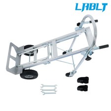 LABLT Aluminum Hand Truck 4 in 1 Folding Dolly Cart 1000 lbs Capacity Heavy Duty