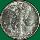 1945-S Walking Liberty Half Dollar Low Uncirculated UNC Coin #41775