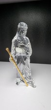 Waterford Crystal Millennium Joseph statue figure Retired With Gold staff