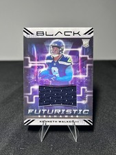 KENNETH WALKER 2022 BLACK FOOTBALL ROOKIE FUTURISTIC RELIC /125 SEATTLE SEAHAWKS