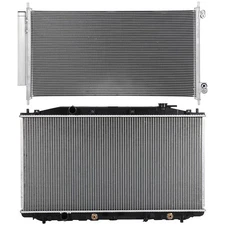 Radiator & Condenser Cooling Kit For 2012-2015 Honda Crosstour 2008-2012 Accord