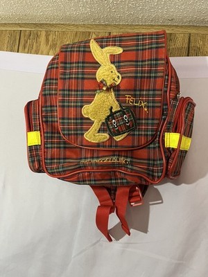 DIE SPIEGELBURG FELIX RABBIT TARTAN PLAID KIDS BACKPACK 