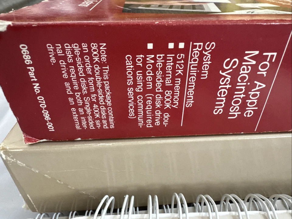 Vintage Microsoft Works for Apple Macintosh Systems 1986 - Image 3 of 4