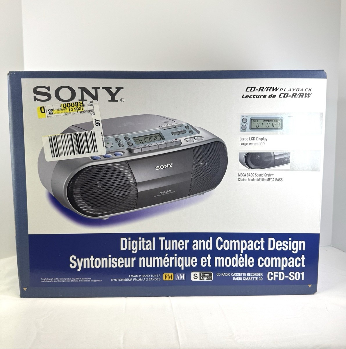 Buy Sony CFD-S01 CD/Radio/Cassette Boombox online | eBay