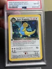Pokémon TCG Dark Dragonite Holo Rare 1st Edition  Card PSA 8 W/ Swirl