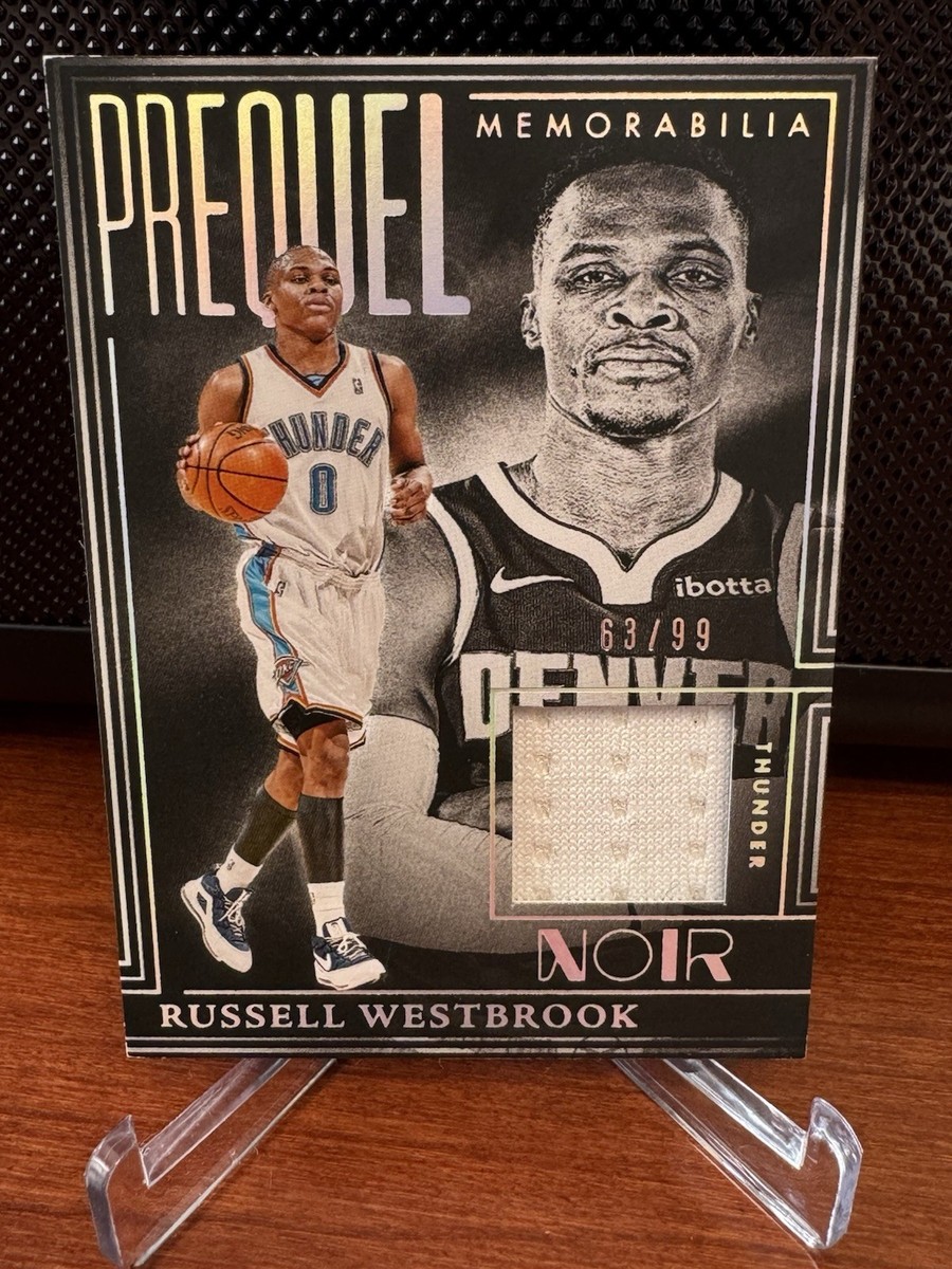 2024-25 Panini Noir Basketball Russell Westbrook #PM-RUS /99 OKC