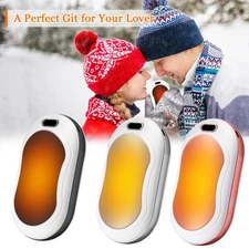 10000mAh USB Rechargeable Electric Hand Warmer Mini Portable Double-Side Heater