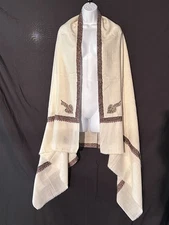 Vintage Traditional Himalayan Handloom Wool Shawl Wrap