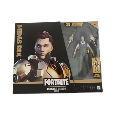 Fortnite Master Grade Series Midas Rex Action Figure New Open Box