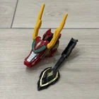 Vtg 1994 Bandai Power Rangers Thunder Megazord Red Dragon Zord Head Tail Only