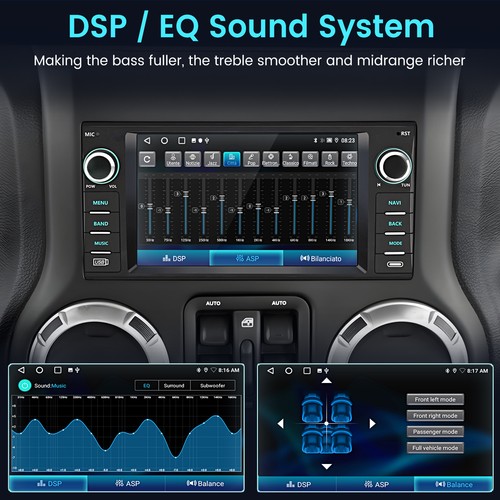 CarPlay For Jeep Grand Cherokee Chrysler Car Stereo Radio GPS Navi RDS WIFI SWC - Picture 15 of 19