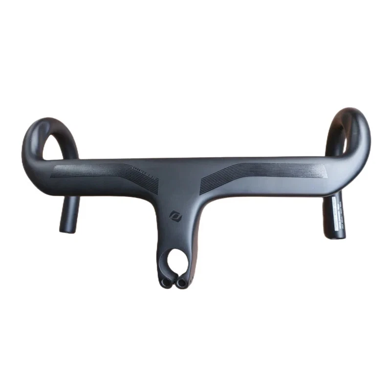 Carbon Internal Wiring Handlebar 28.6mm Integrated Road Bike Handlebar with Stem - Image 3 of 4