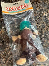Wubbanub Brown MONKEY Baby Pacifier Plush Lovey NEW!