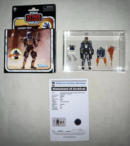 Star Wars TVC Vintage Collection 2024 Jango Fett Graded CAS 95 UV Case