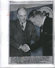 1964 Press Photo Melvin Laird U.S. Defense Secretary - dfpb36455