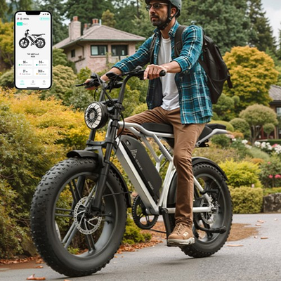 #ad NEW 20quot; FAT TIRE ADULTS ELECTRIC BIKE 1500W PEAK 33MPH 48V 15AH MOUNTAIN EBIKE $333.39