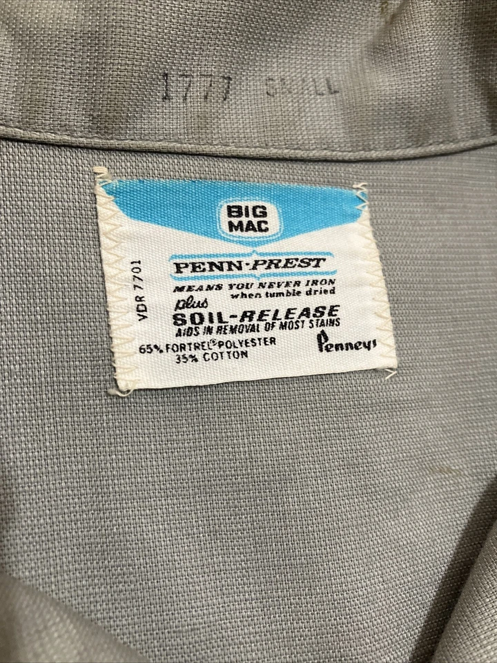 Cadena Big Mac vintage años 60 puntada abotonada mediana EE. UU. Foto 3 de 4