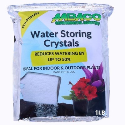 Soil Moisture Water Absorbing Polymer Crystals