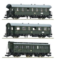 Roco 6200131, 3Tlg. Set Nebenbahnwagen, Dr, Neu & Ovp, H0