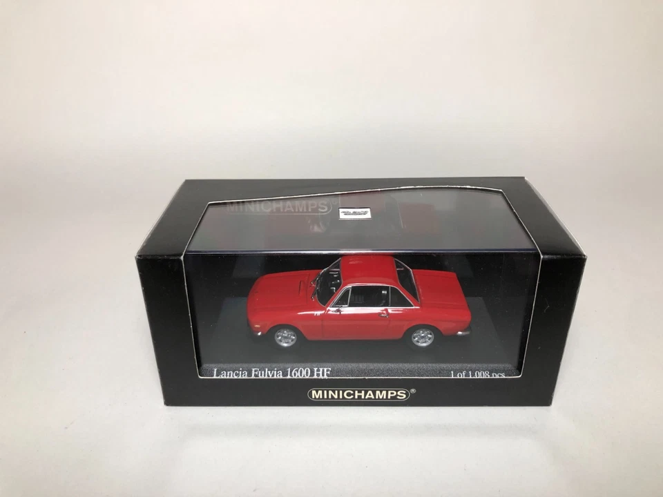 1/43 MINICHAMPS Lancia Fulvia 1600 HF 1970 red - Image 2 of 4