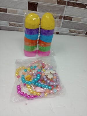 Plastic Easter Eggs W/Bracelets For Girls Open Box