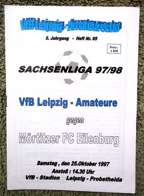 VfB Leipzig / Amateure -  MFC Eilenburg  1997 - 1998  Sachsenliga