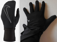 Nike Transform Running Gloves Women Black/Black/Silver Medium