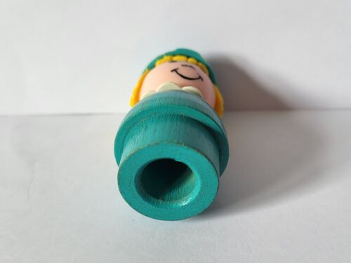 Rare Vintage FISHER PRICE LITTLE PEOPLE Airport WOODEN Air Hostess Stewardess - Picture 6 of 6
