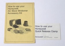 Honeywell Slave Strobonar Accessory Kit  Quick Release Clamp Instruction Manual