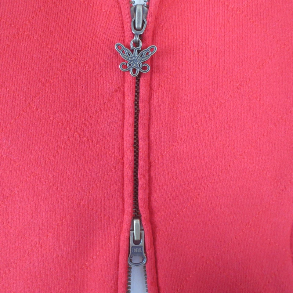 Georgia Bulldogs G-III Hoodie Womens XXL Red Full Zip Sherpa Lined Quilted - Image 4 of 4